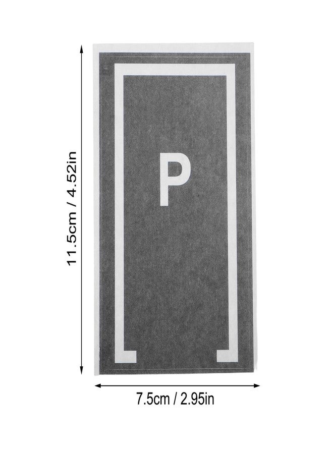 Alasum 10Pcs Toy Racing Car Parking Space Stickers Peel and Stick Removable Road Tape Wall Decals for Kids Nursery Bedroom Playroom Decor - Image 4